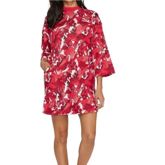 Puma Love Potion Logo Dress Fuscia 3/4 Sleeve Size M - Picture 8 of 10